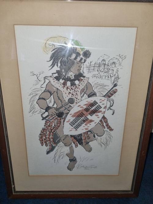Framed Barbara Tyrrell Lithograph - Signed and numbered