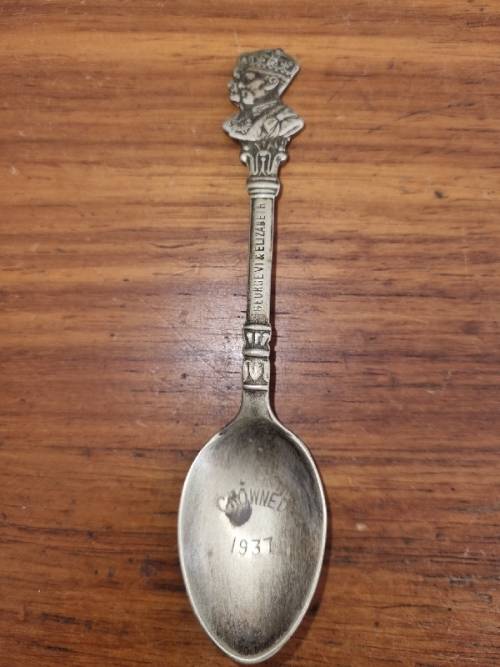 George VI & Elizabeth Commemorative Teaspoon EPNS - 1937