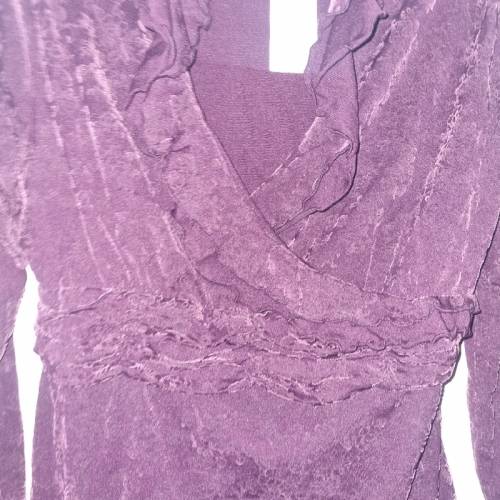 Beautiful Maroon Long Sleeve Top - Size M - Finnigans