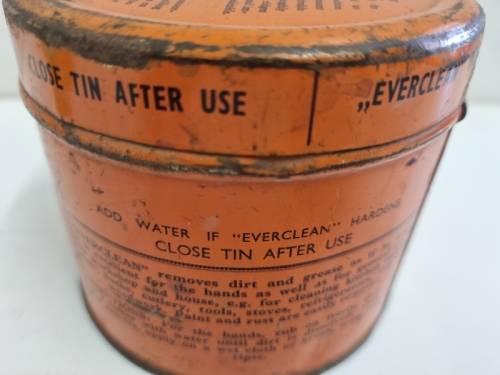 Vintage Everclean Seep Pasta / Soap Paste Tin