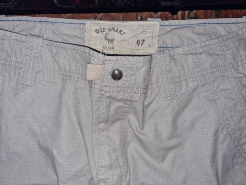 Old Khaki Cargo Pants - Size 38
