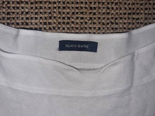 White Slick Basic top