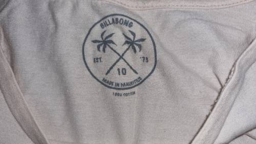 Billabong Crop T-Shirt - Size 10