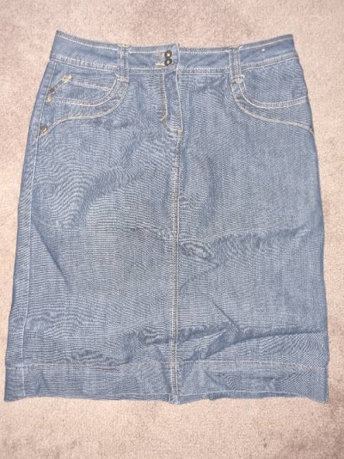 Woolworths Denim Skirt - Size 12
