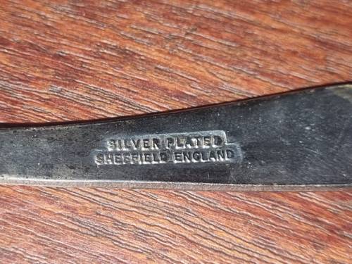 Sheffield England Silver Plated Spoon