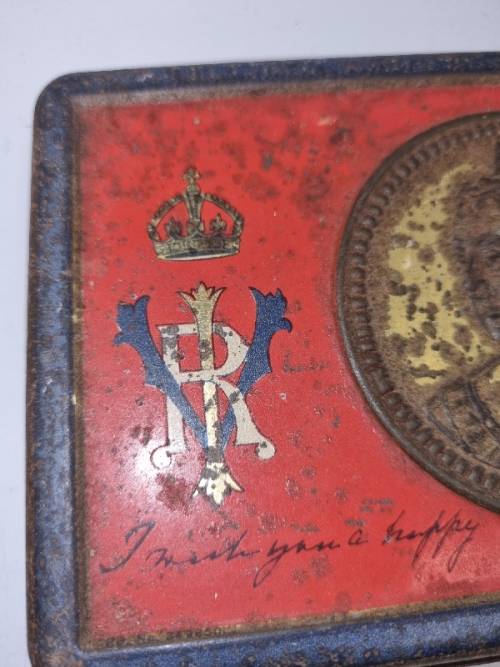 Queen Victoria South Africa 1900 Boer War chocolate tin