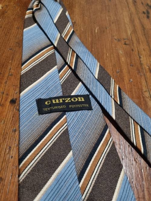 Vintage Curzon Clip On Tie