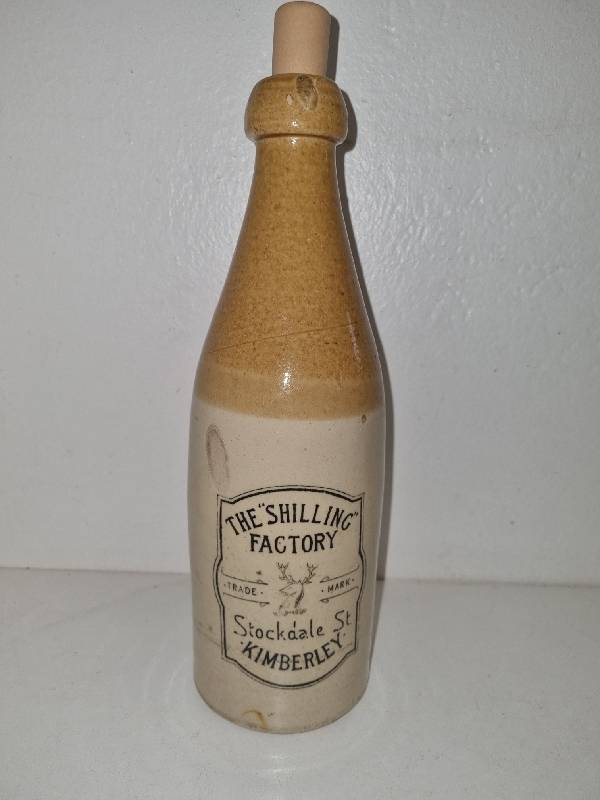The Shilling Factory Stockdale St. Kimberley Ginger Beer Bottle