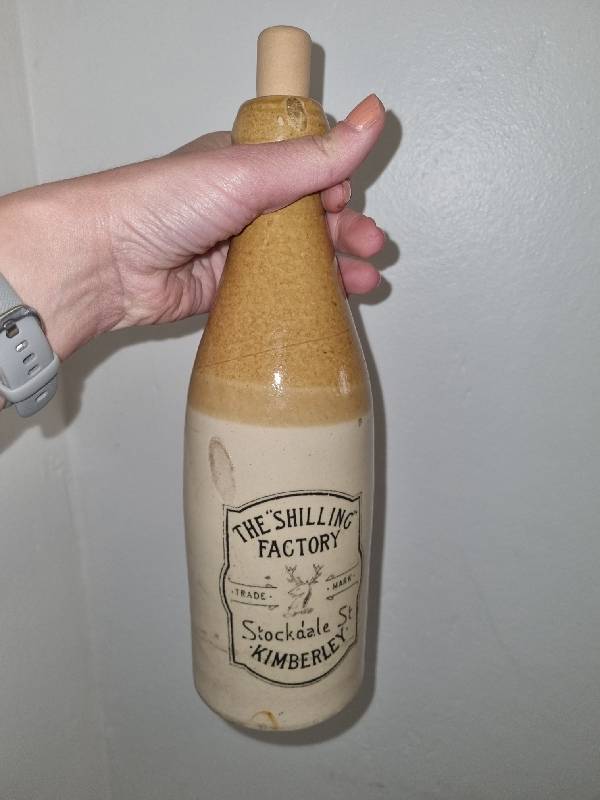 The Shilling Factory Stockdale St. Kimberley Ginger Beer Bottle