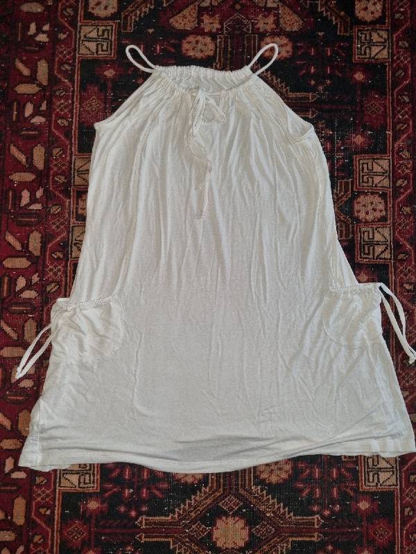 Woolworths white Short summer dress or Long Top - Size M