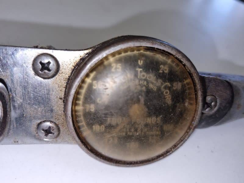 Vintage Snap-on Torque Wrench - Torq-O-Meter - USA - Foot-Pounds