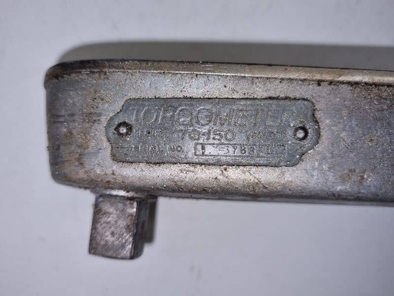 Vintage Snap-on Torque Wrench - Torq-O-Meter - USA - Foot-Pounds