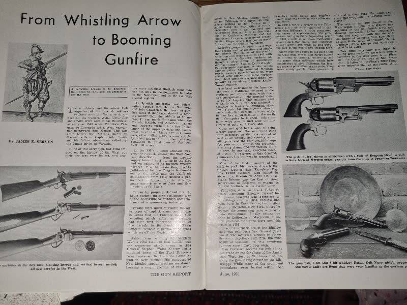 The Gun Report - Magazine - June 1996 - From Whistling Arrow to Booming Gunfire