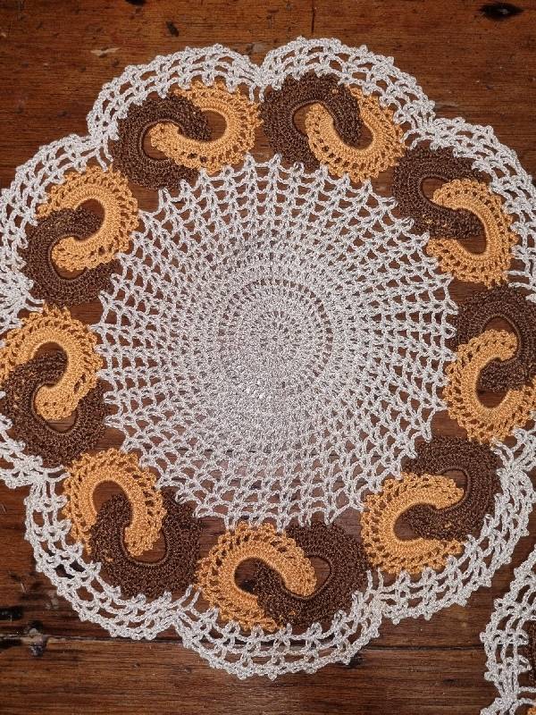 Beautiful handcrafted crochet doilies with intricate detail - Set of 3