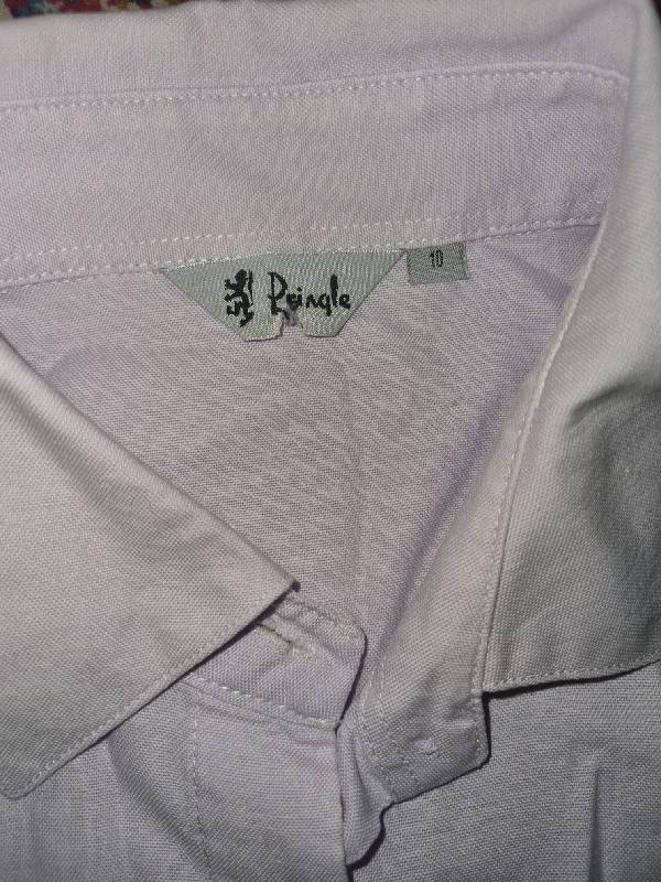Pringle Cotton Rich Shirt - Lilac colour - Size 10