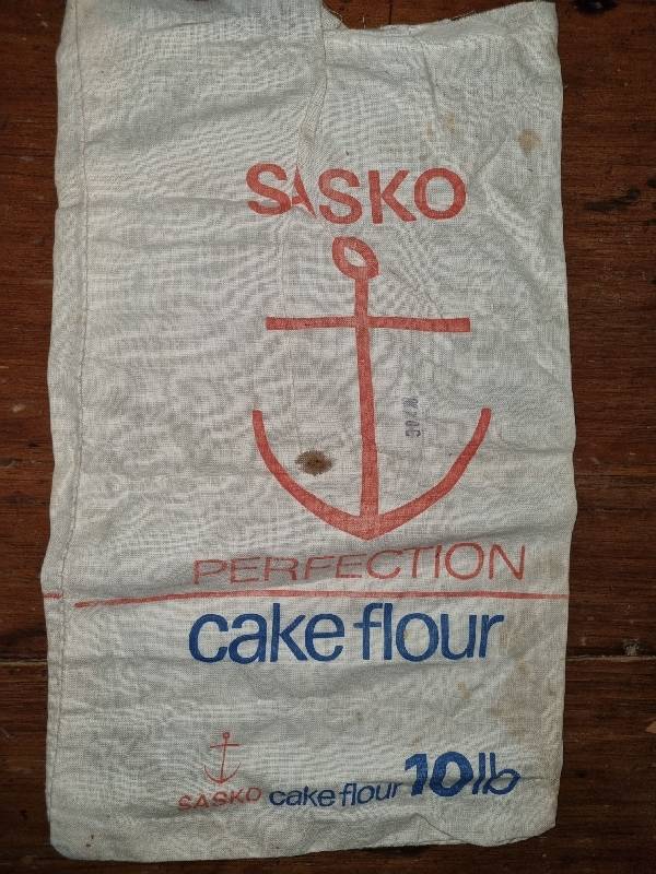 Vintage Sasko flour bag - 10lb
