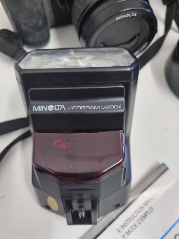 Minolta Dynax 7000i Camera with lenses, etc
