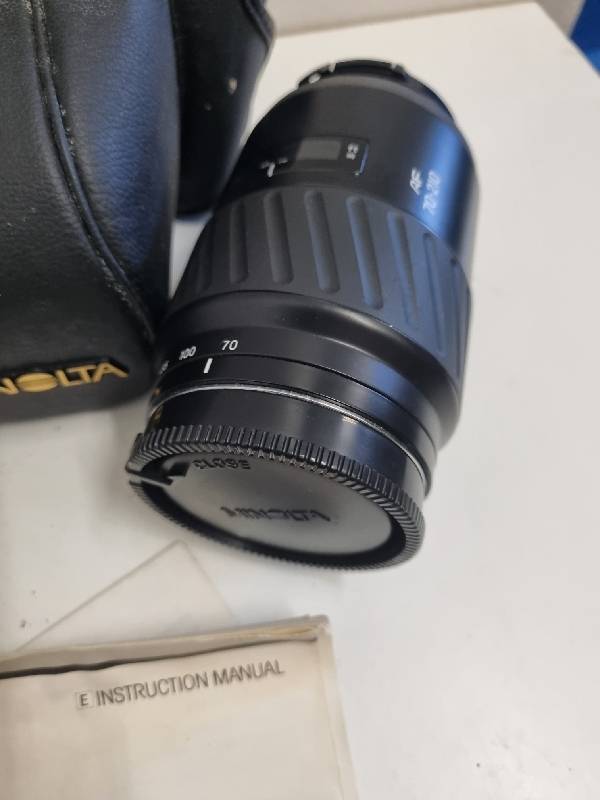 Minolta Dynax 7000i Camera with lenses, etc