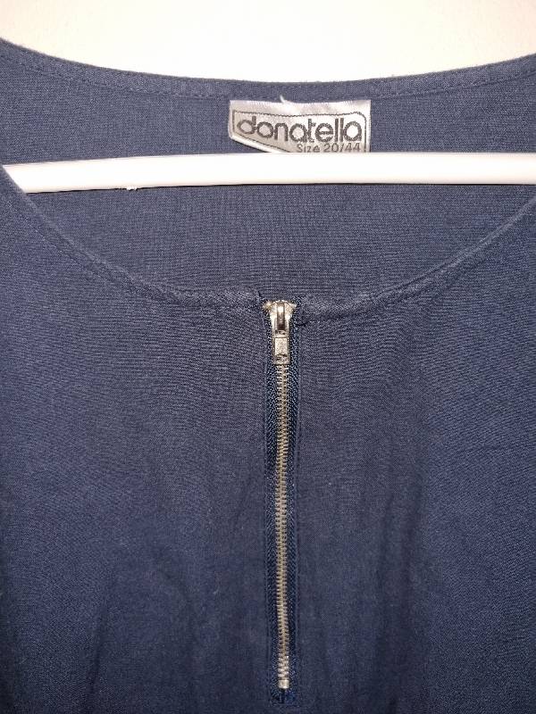 Donatella Navy Dress - Size 20