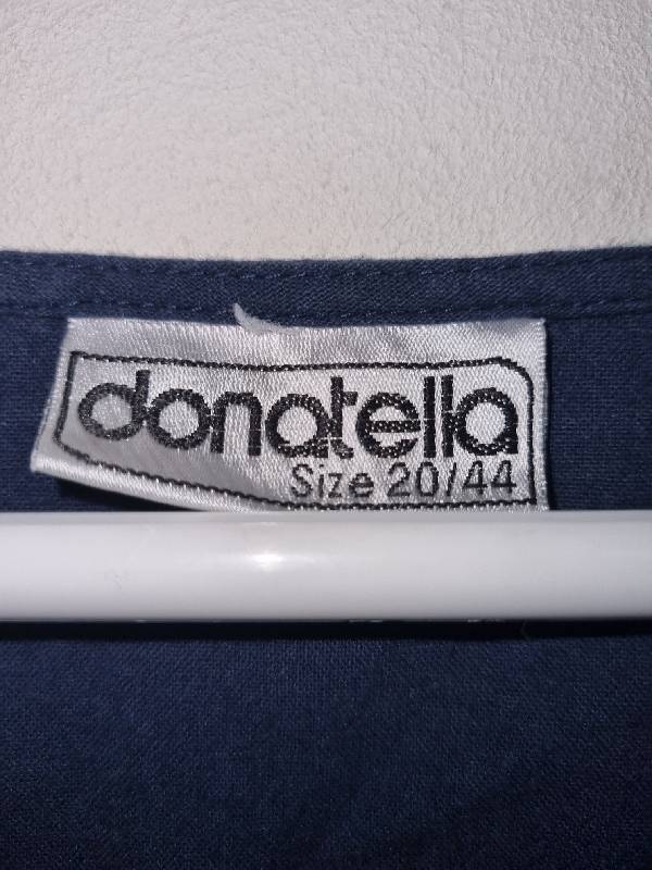 Donatella Navy Dress - Size 20
