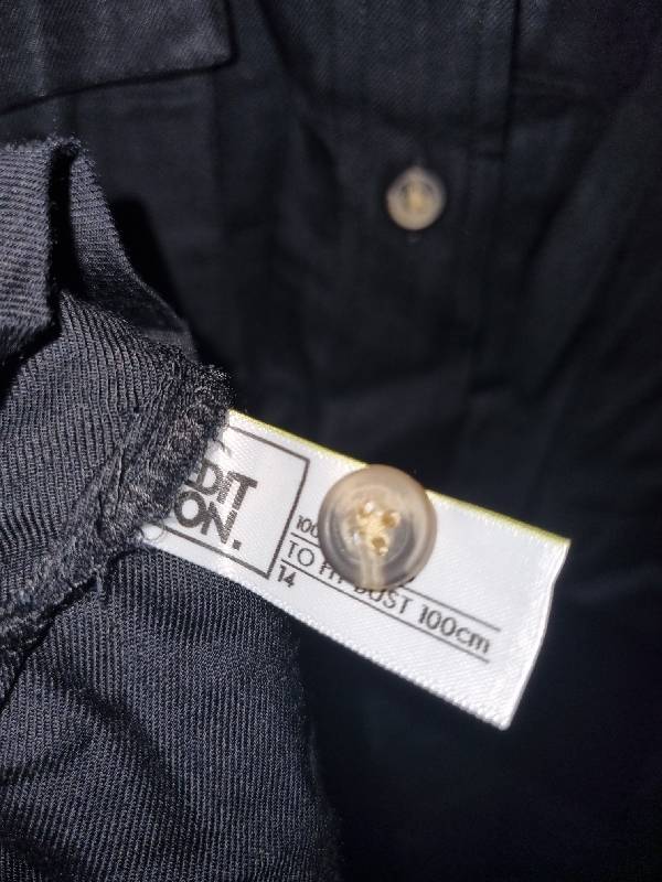 Black Woolworths Edition Shirt - Size 14