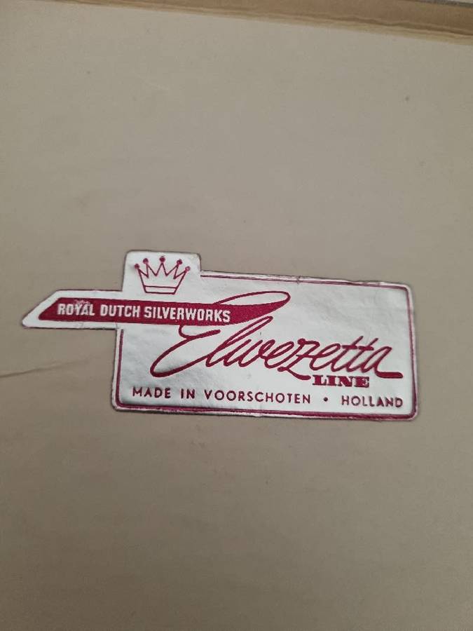 6 x Vintage Elwezetta Cake Forks - boxed