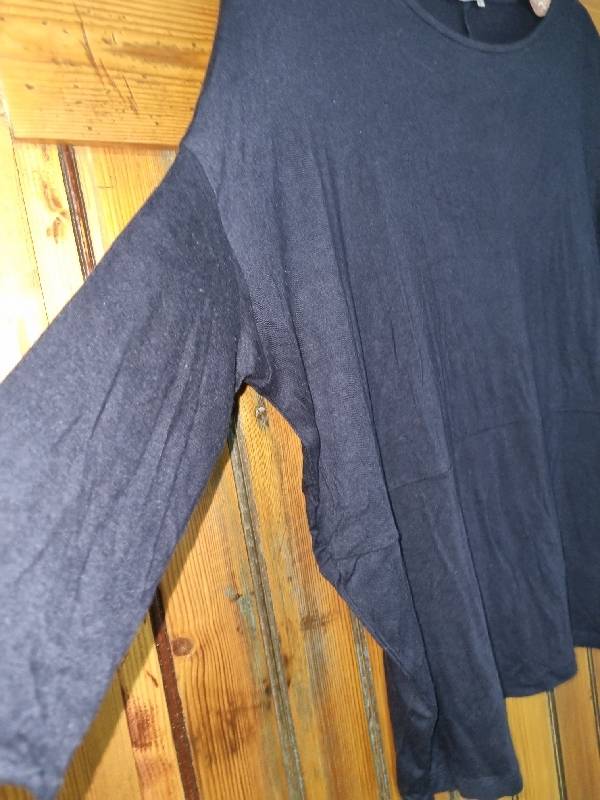 Navy Zara Oversized Top - Size M