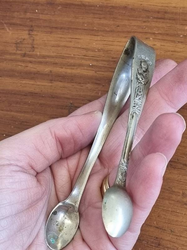 EPNS Apostle Sugar Tongs