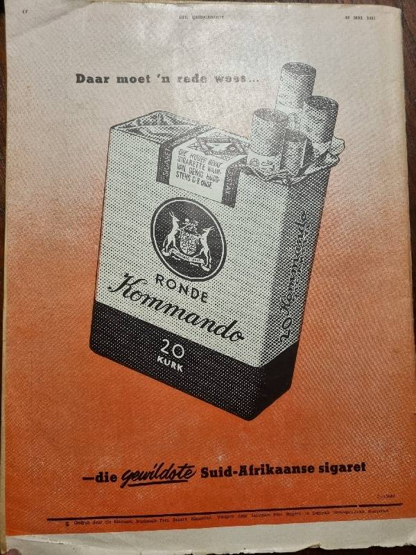 Vintage Huisgenoot - Die Huisgenoot 18 Mei 1951