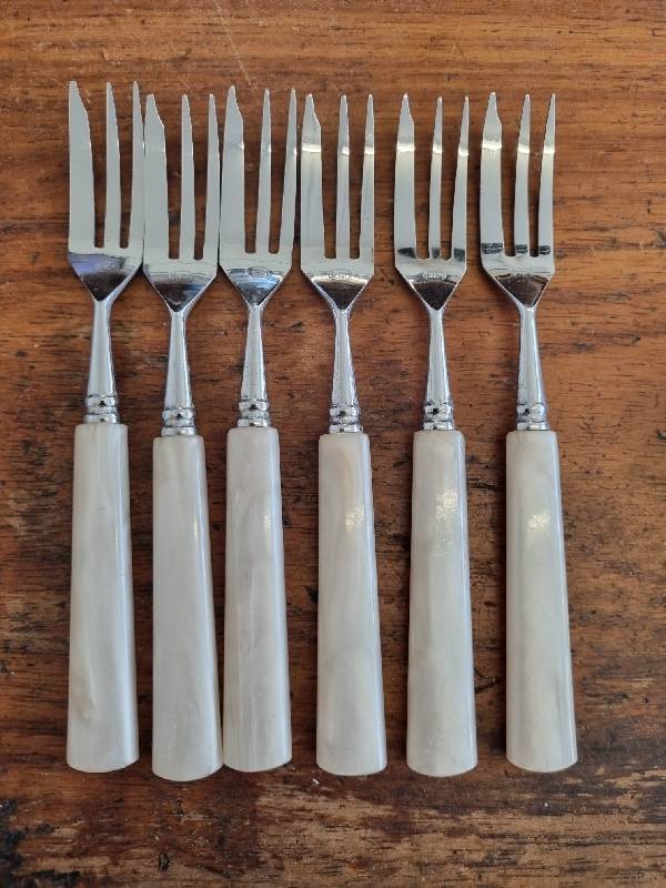 6 x Vintage Cake Forks