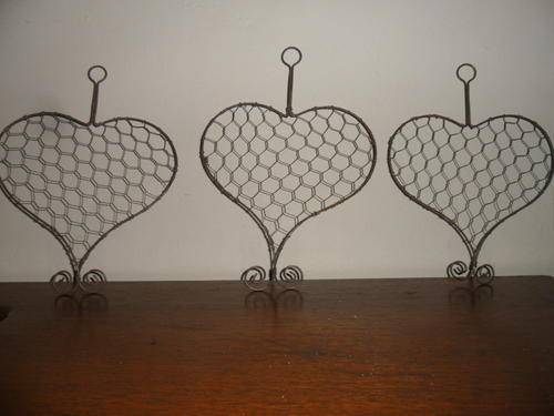 3 x Pragtige Draad Harte