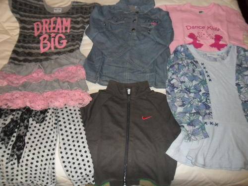 6 Pieces of Beautiful Girl Clothes - Size 4-5 Including Nike, Instinct and Naartjie