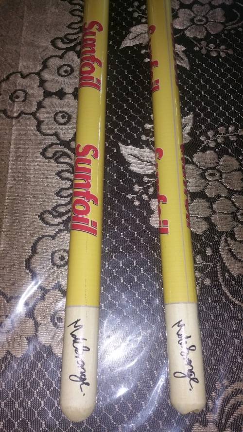 ** SIGNED TEST MATCH STUMPS ** MARCHANT DE LANGE