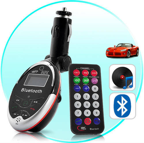 Easy Bluetooth Car Kit - Handsfree Phone Calls + Music + FM Transmitter - B47