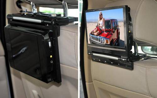 Electromann - Car Headrest DVD Player - 9 Inch, Touch Button - C170