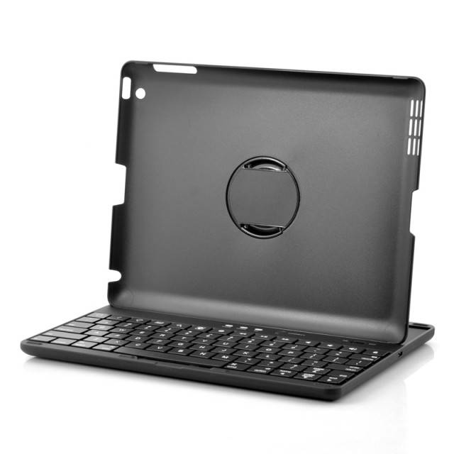 Bluetooth Keyboard Case for iPad - 360 Degree Rotating Head, Protective Hard Shell, QWERTY - A190