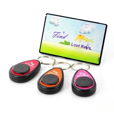 Wireless Key Finder Set - 3 Key-Finders, 1 Credit Card Sized Transmitter - G538