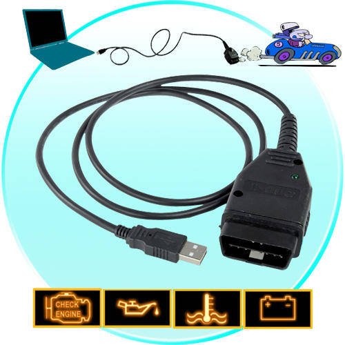 VAG-COM Tacho 2.5 USB to OBD-II Interface Cable for VW/Audi