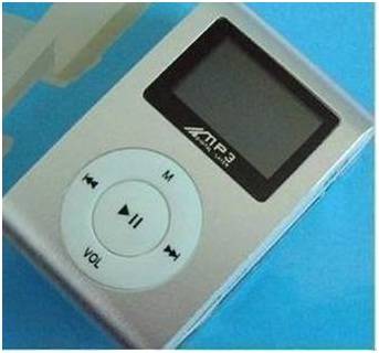2GB Built-in LCD Screen Clip MP3 Player (Blue)