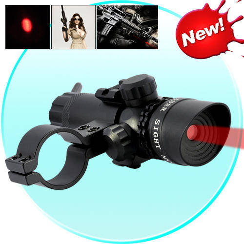 Tactical Red Laser Gun Sight (Weaver Rail Mount + 3-in-1 Rail Mount) - G407