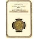 SA - NGC GRADED - M A N D E L A - 90th B I R T H D A Y Graded MS65