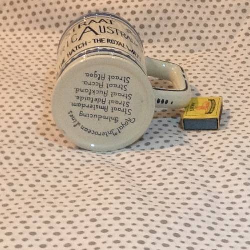 Vintage delft beer mug Africa australia