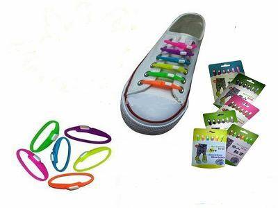 ***hottest trend** M-TIE - LAZY SHOE LACES - availin funky multi color pack or  black pack