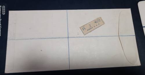 Gandhi First Day Cover (Missing S) 1948 15 August Bombay Rare Air Mail Registered South Africa