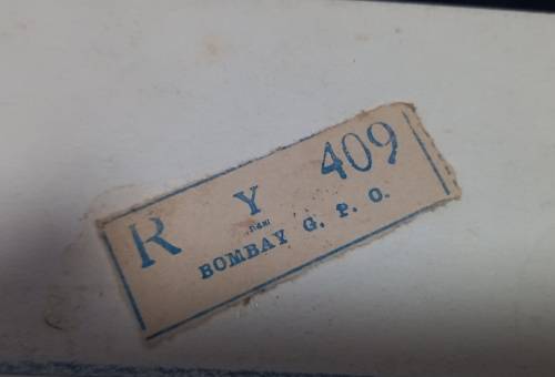 Gandhi First Day Cover (Missing S) 1948 15 August Bombay Rare Air Mail Registered South Africa