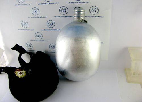 Original Russian Soviet (USSR) Navy Water Bottle with USSR Military Badge.