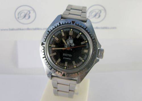 RARE ISSUE! Old Vintage Original Russian AUTOMATIC Watch Vostok USSR Military Factory. 1970-s.