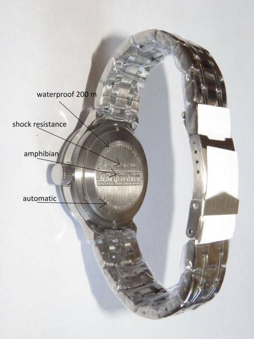 SALE!!! Original Russian Automatic Watch "Amphibia Komandirskie" Divers. Vostok Military Factory.