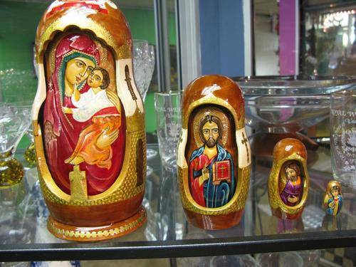 Traditional Russian Religion Doll "Matryoshka"
