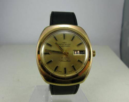 Vintage Collectable Bently Automatic Cosmotimer Swiss made gents watch nice